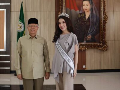 Belinda Pritasari Pamitan ke Gubernur Rohidin