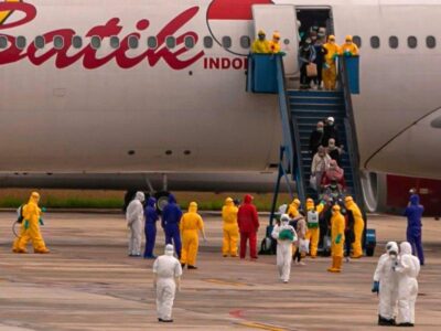 Evakuasi Wabah Virus Corona:  238 WNI Dipulangkan, 3 Orang Gagal Screening
