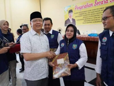 Setelah di Bengkulu Utara, Giliran Honorer Benteng Terima SK Gubernur
