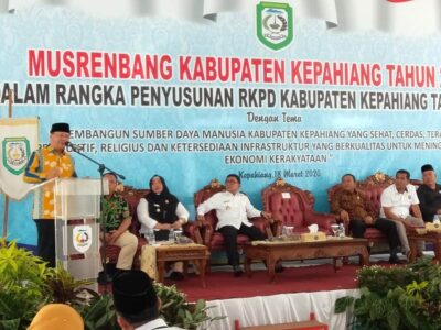 Kunker ke Kepahiang, Gubernur Rohidin Buka Musrembang Penyusunan RKPD 2021