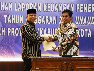 Serahkan LKPD Unaudited TA 2019, Gubernur Bengkulu Optimis Pertahankan Predikat WTP