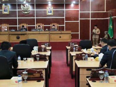 Paripurna DPRD Kota Bengkulu, Pengumuman dan Penetapan Propemperda Tahun 2020