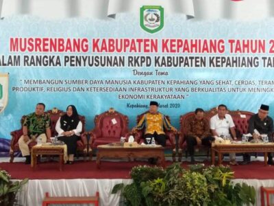 Lewat Musrenbang, Selaraskan Program Pembangunan Infrastruktur