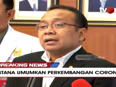 Menteri Perhubungan Budi Karya Positif Corona