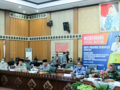 Virtual Meeting, Musrenbang Bengkulu 2020 Sukses