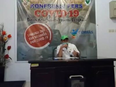 Update Covid-19 Bengkulu 8 April 2020: 2 Orang Positif, PDP Asal Kaur Meninggal