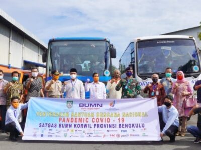 Wagub Dedy Lepas Penyaluran Bantuan Satgas BUMN untuk 9 Kabupaten