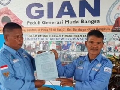 DPW GIAN Bengkulu Serahkan SK Kepengurusan ke DPD Benteng