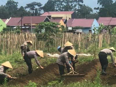 Inovasi di Tengah Pandemi, Jajaran Polda Bengkulu Manfaatkan Lahan Tidur