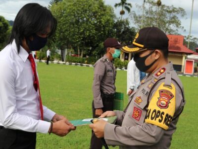 Sukses Bertugas, 10 Personil Polres Kepahiang Dapat Penghargaan