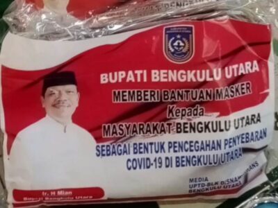 Poto di Masker Sendirian, Bupati Mian Disebut Curi Start
