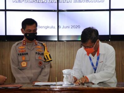 Teken MoU dengan Pelindo, Polda Bengkulu Siap Amankan Objek Vital