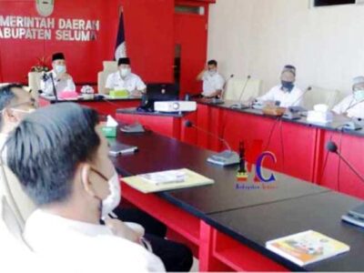 Melalui Vicon, Pemkab Seluma Ikuti Rakor Program MCP Bersama KPK
