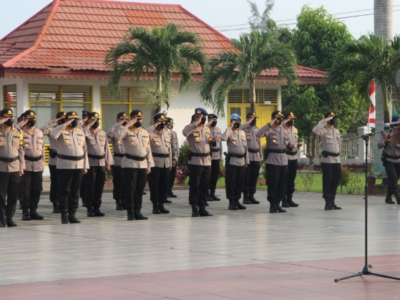 Sambut Hari Bhayangkara Ke-74, Polda Bengkulu Upacara Ziarah di TMP Balai Buntar