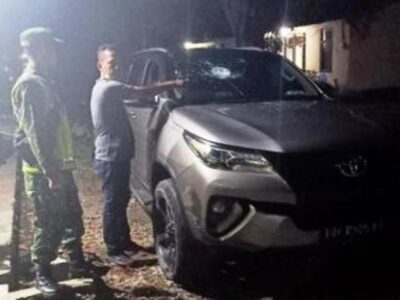 Mobil Anggota DPRD Bengkulu Utara Dilempar Batu OTD