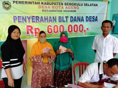 Desa Kota Agung Salurkan BLT Dana Desa Tahap Ketiga