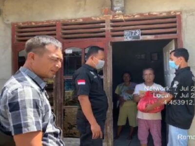 Imbauan Polres BS Disela Penyaluran Bantuan Sembako