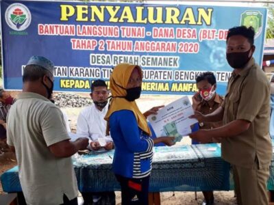 Desa Renah Semanek Salurkan BLT Dana Desa Tahap II