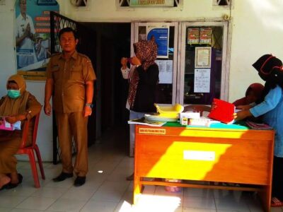 New Normal, Pemdes Tebat Kubu Kembali Buka Layanan Posyandu