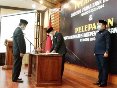 Direktur Utama Bank Bengkulu Periode 2020-2024 Resmi Dilantik