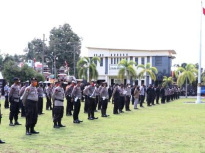 Era New Normal, Polda Bengkulu Kerahkan Personil Tanggulangi Covid-19