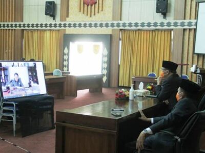 Paripurna secara Virtual, DPRD Provinsi Bengkulu Apresiasi LKPJ Gubernur Tahun 2019
