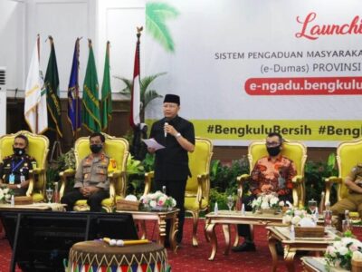 Tingkatkan Pelayanan, Pemprov Bengkulu Launcing E-Dumas