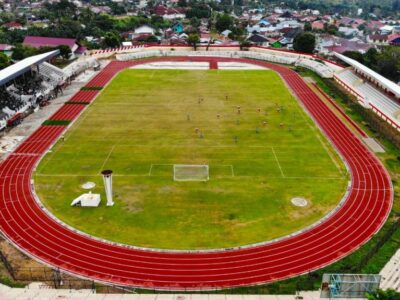 View Stadion Semarak: Direhab Gubernur Rohidin, Tempat Kick Off Bengkulu U-40