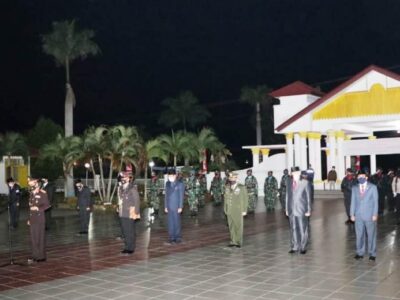 Kapolda Bengkulu Pimpin Malam Renungan Suci di TMP Balai Buntar