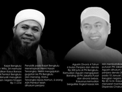 Review Balon Gubernur Bengkulu, Mereka yang Berurusan dengan Korupsi