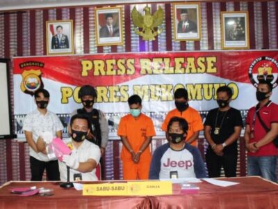 Kuasai Sabu dan Ganja, Oknum Tani dan Nelayan Diamankan Polres Mukomuko