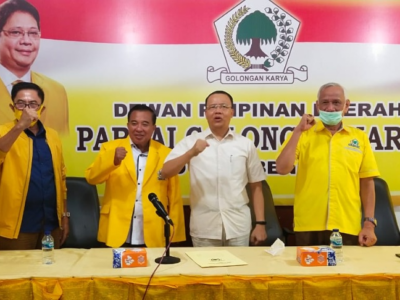 Resmi Gabung Golkar,  Bando Amin Siap Menangkan Paslon Rohidin-Rosjonsyah