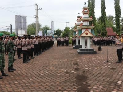 Polda Bengkulu Terjunkan 1.821 Personel Amankan Penetapan Paslon