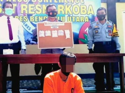 Polres BU Tangkap Kurir Narkotika Asal Mukomuko