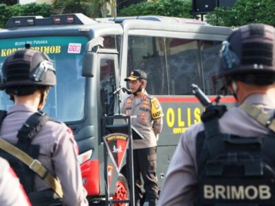 Pengamanan Pilkada, Kapolda Bengkulu Minta Brimob Tegas Dalam Tugas