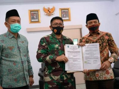 Plt Walikota Bengkulu Pastikan Program Karya Bhakti TNI Dilanjutkan