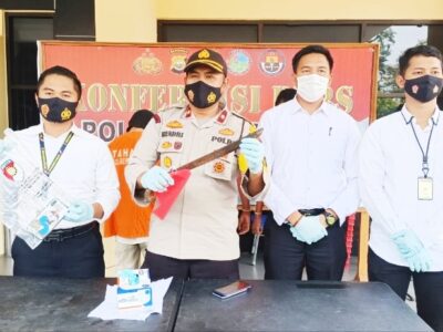 Polres Bengkulu Release 3 Tsk, Dari Kasus UU ITE Hingga Sajam