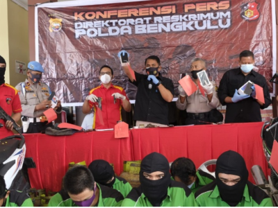 Sempat Viral, Kawanan Begal Lintas Curup-Lubuklinggau Berhasil Dibekuk