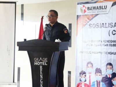 Pilkada Bengkulu Aman COVID-19, Bawaslu Bersama Pemprov Tingkatkan Kampanye Protokol Kesehatan