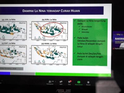 Fenomena La Nina, BMKG Ingatkan Masyarakat Waspadai Bencana