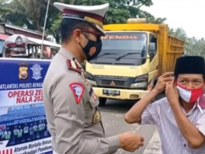 Operasi Zebra Nala, Kapolres Bengkulu Imbau Prokes ke Pengguna Jalan Raya
