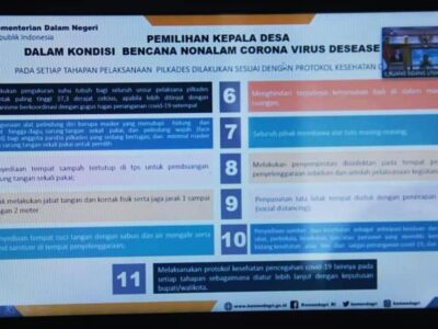 Pilkades Serentak di Bengkulu Dipastikan Berjalan Sesuai Prokes