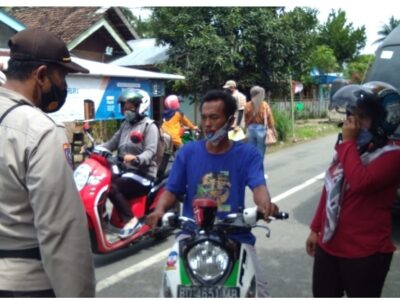 Operasi Yustisi, Tim Gabungan BS Sosialisasikan Prokes dengan Berkeliling