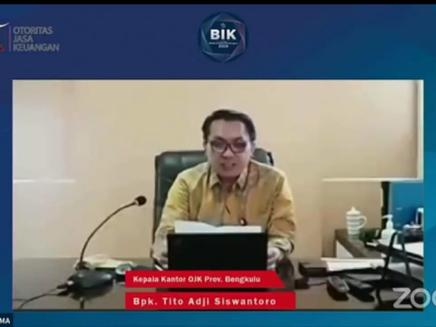Inklusi Keuangan Bengkulu Terbaik 11 se - Indonesia, Pemprov Perluas Akses Kredit UMKM untuk Ekonomi Bangkit