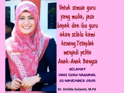 Hari Guru Nasional; Mereka Penggerak Peradaban Bangsa