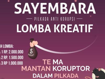 Kreatif Pilkada Anti Korupsi: Sayembara Foto, Mengingat Rekam Jejak Kandidat