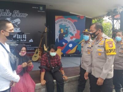 Penyelenggara Pameran Seni Rupa di Bengkulu Diedukasi Protokol COVID-19