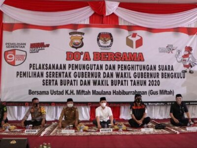 Jelang Pilkada, Polda-KPU Bengkulu Gelar Doa Bersama