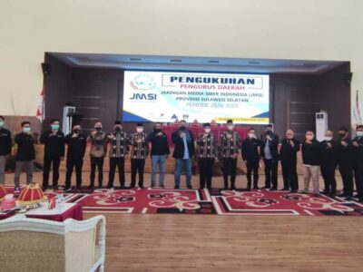 JMSI Sulsel Dikukuhkan, Siap Bangun Ekosistem Pers yang Sehat