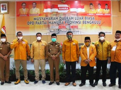 Plh Gubernur Bengkulu Harap Hanura Bawa Kesejahteraan Bagi Masyarakat